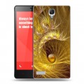 Дизайнерский силиконовый чехол для Xiaomi RedMi Note Абстракции Спираль