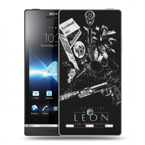 Дизайнерский пластиковый чехол для Sony Xperia S Leon