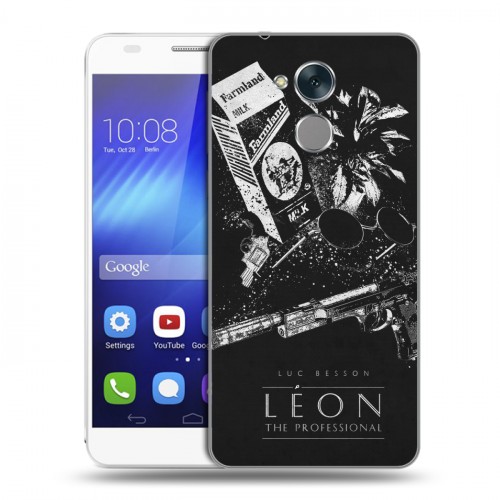 Дизайнерский пластиковый чехол для Huawei Honor 6C Leon