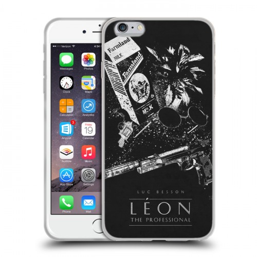 Дизайнерский силиконовый чехол для Iphone 6 Plus/6s Plus Leon