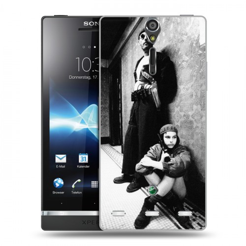 Дизайнерский пластиковый чехол для Sony Xperia S Leon