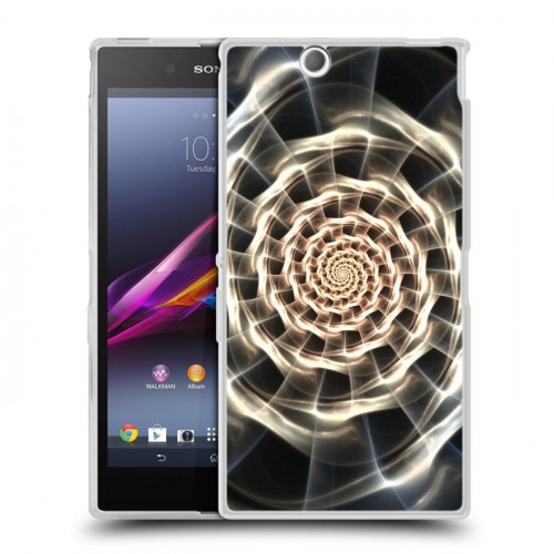 Дизайнерский пластиковый чехол для Sony Xperia Z Ultra  Абстракции Спираль