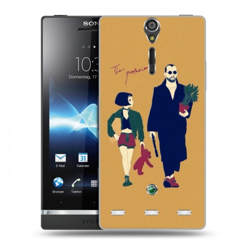 Дизайнерский пластиковый чехол для Sony Xperia S Leon