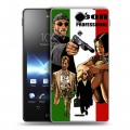 Дизайнерский пластиковый чехол для Sony Xperia TX Leon