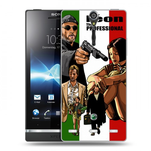 Дизайнерский пластиковый чехол для Sony Xperia S Leon