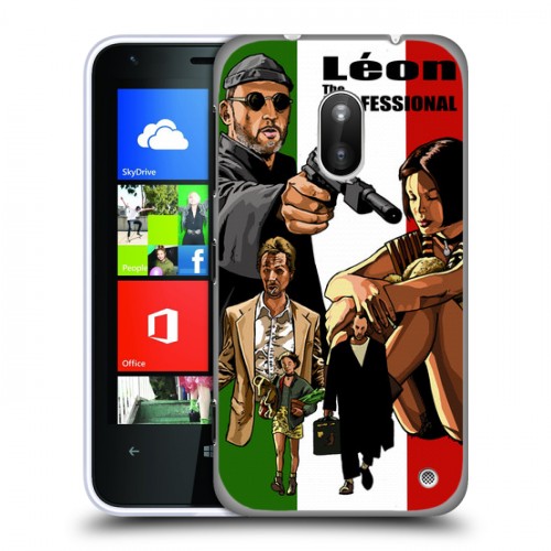 Дизайнерский пластиковый чехол для Nokia Lumia 620 Leon