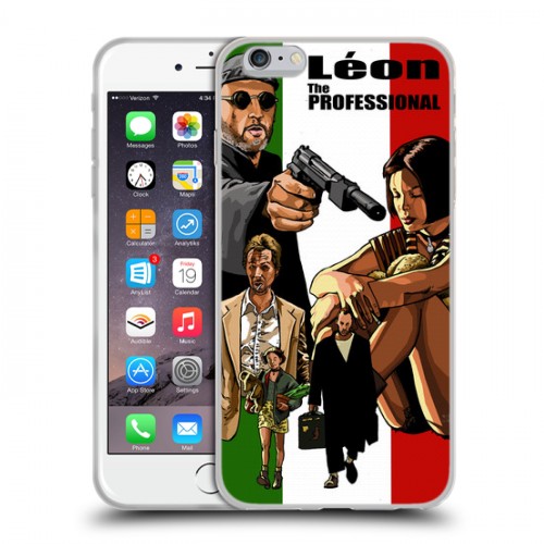 Дизайнерский силиконовый чехол для Iphone 6 Plus/6s Plus Leon