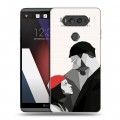 Дизайнерский пластиковый чехол для LG V20 Leon