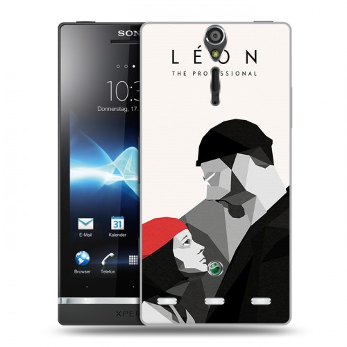 Дизайнерский пластиковый чехол для Sony Xperia S Leon