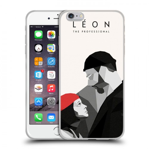 Дизайнерский силиконовый чехол для Iphone 6 Plus/6s Plus Leon