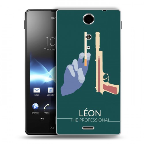 Дизайнерский пластиковый чехол для Sony Xperia TX Leon