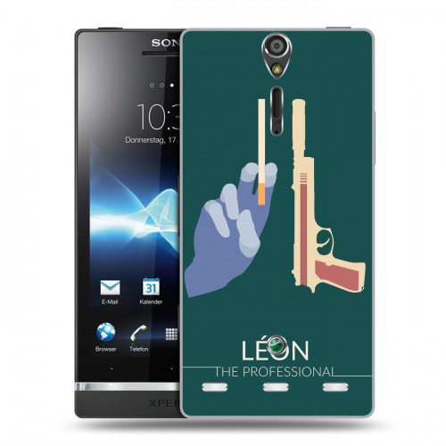 Дизайнерский пластиковый чехол для Sony Xperia S Leon