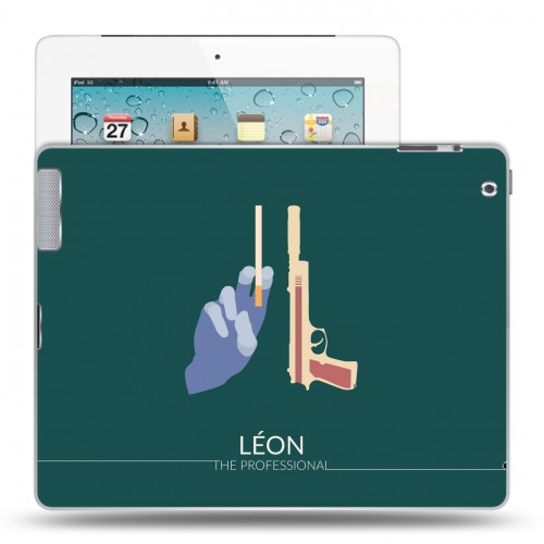 Дизайнерский пластиковый чехол для Ipad 2/3/4 Leon