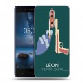 Дизайнерский пластиковый чехол для Nokia 8 Leon