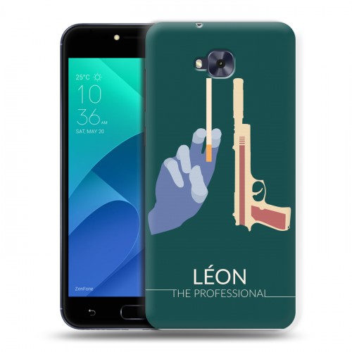 Дизайнерский пластиковый чехол для ASUS ZenFone 4 Selfie Leon