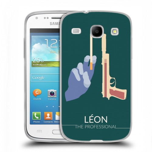 Дизайнерский силиконовый чехол для Samsung Galaxy Core Leon