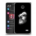 Дизайнерский пластиковый чехол для Nokia X Leon