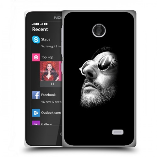 Дизайнерский пластиковый чехол для Nokia X Leon