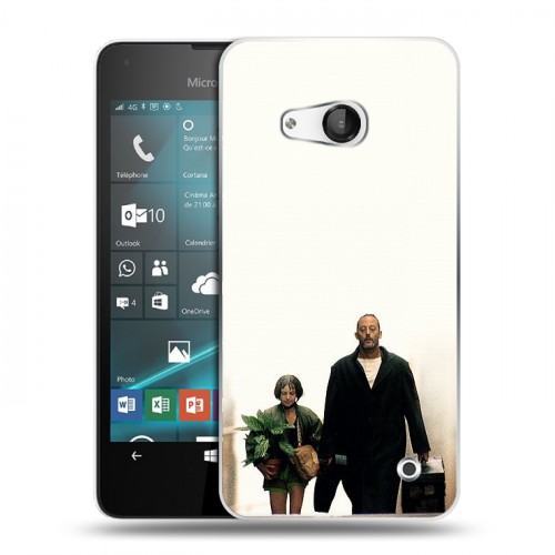 Дизайнерский пластиковый чехол для Microsoft Lumia 550 Leon