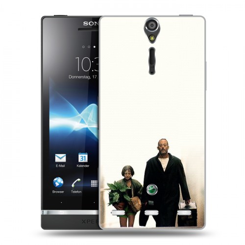 Дизайнерский пластиковый чехол для Sony Xperia S Leon