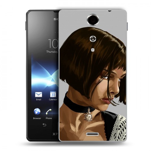 Дизайнерский пластиковый чехол для Sony Xperia TX Leon