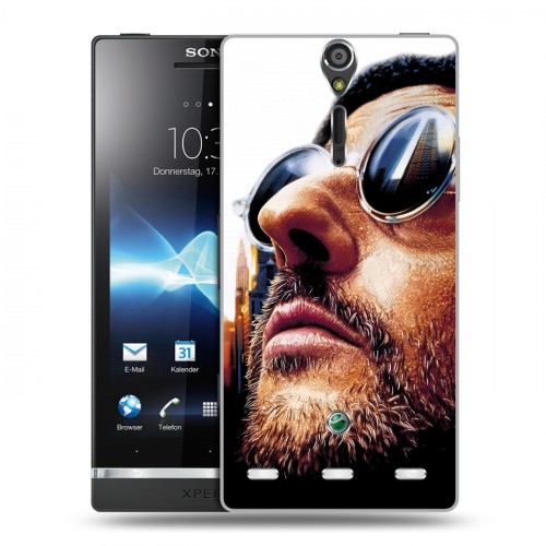 Дизайнерский пластиковый чехол для Sony Xperia S Leon