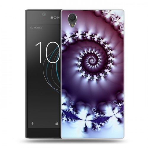 Дизайнерский пластиковый чехол для Sony Xperia L1 Абстракции Спираль