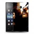 Дизайнерский пластиковый чехол для Sony Xperia acro S Leon