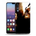 Дизайнерский силиконовый с усиленными углами чехол для Huawei P20 Pro Leon