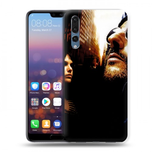 Дизайнерский силиконовый с усиленными углами чехол для Huawei P20 Pro Leon