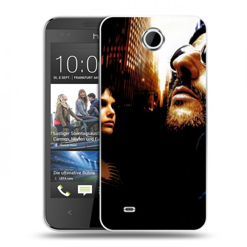 Дизайнерский пластиковый чехол для HTC Desire 300 Leon