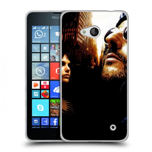 Дизайнерский пластиковый чехол для Microsoft Lumia 640 Leon