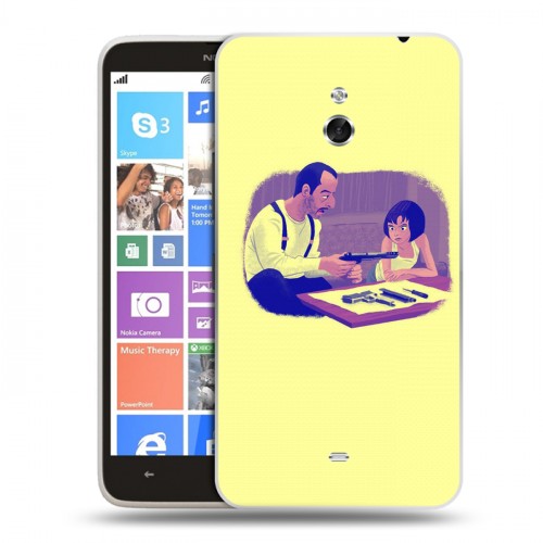 Дизайнерский пластиковый чехол для Nokia Lumia 1320 Leon