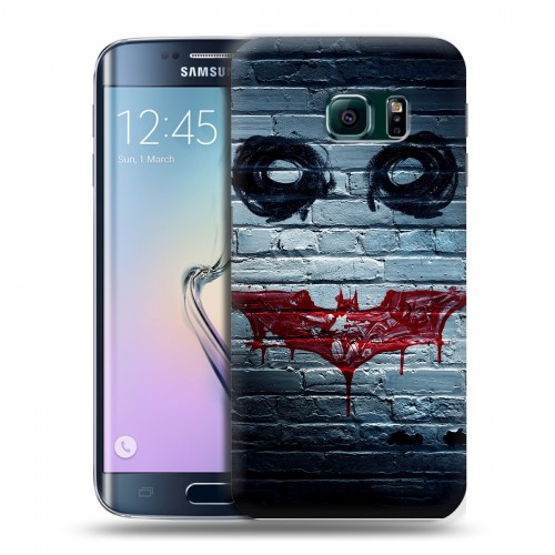 Дизайнерский пластиковый чехол для Samsung Galaxy S6 Edge Бэтмен 
