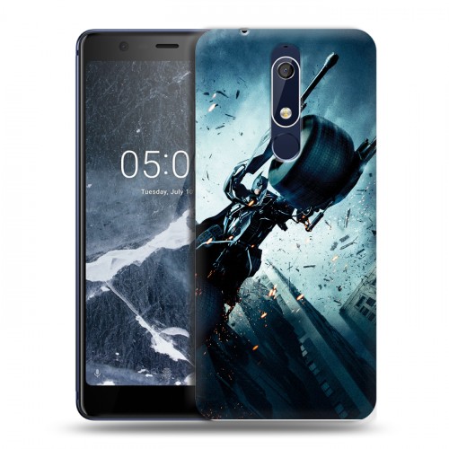 Дизайнерский пластиковый чехол для Nokia 5.1 Бэтмен 