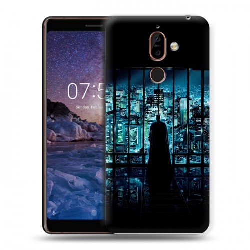 Дизайнерский пластиковый чехол для Nokia 7 Plus Бэтмен 