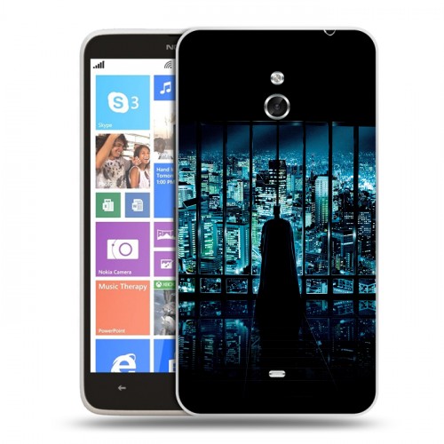 Дизайнерский пластиковый чехол для Nokia Lumia 1320 Бэтмен 