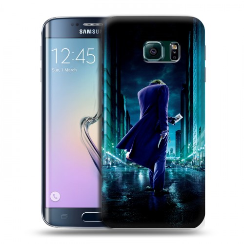 Дизайнерский пластиковый чехол для Samsung Galaxy S6 Edge Бэтмен 