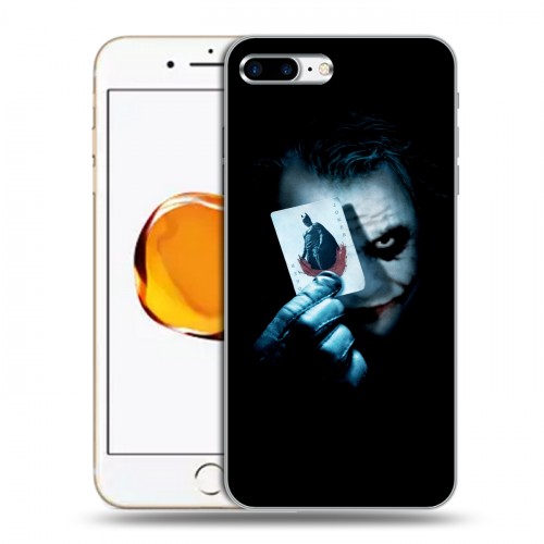 Дизайнерский силиконовый чехол для Iphone 7 Plus / 8 Plus Бэтмен 