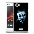 Дизайнерский пластиковый чехол для Sony Xperia L Бэтмен 