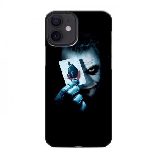 Дизайнерский силиконовый с усиленными углами чехол для Iphone 12 Mini Бэтмен 