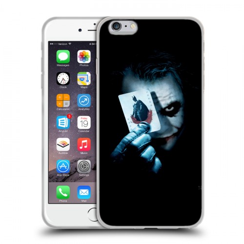 Дизайнерский силиконовый чехол для Iphone 6 Plus/6s Plus Бэтмен 
