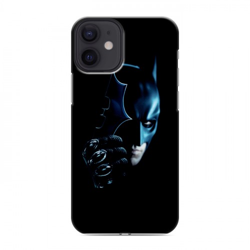 Дизайнерский силиконовый с усиленными углами чехол для Iphone 12 Mini Бэтмен 