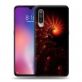 Дизайнерский силиконовый с усиленными углами чехол для Xiaomi Mi9 Абстракции Спираль