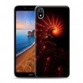 Дизайнерский силиконовый чехол для Xiaomi RedMi 7A Абстракции Спираль