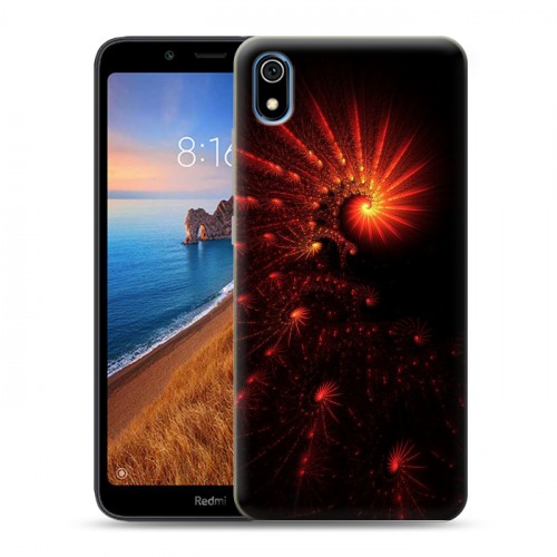 Дизайнерский силиконовый чехол для Xiaomi RedMi 7A Абстракции Спираль