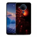 Дизайнерский силиконовый чехол для Nokia 5.4 Абстракции Спираль