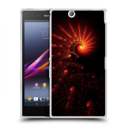 Дизайнерский пластиковый чехол для Sony Xperia Z Ultra  Абстракции Спираль