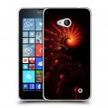 Дизайнерский пластиковый чехол для Microsoft Lumia 640 Абстракции Спираль