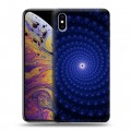 Дизайнерский силиконовый чехол для Iphone Xs Max Абстракции Спираль